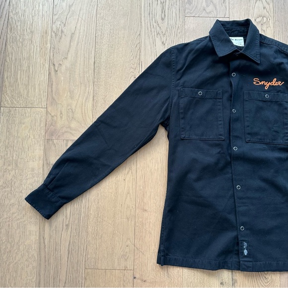 Harley-Davidson x Champion by Todd Snyder Harley-Davidson Shop Shirt in Black - Picture 2 of 16